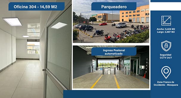 oficinas en zona franca mosquera